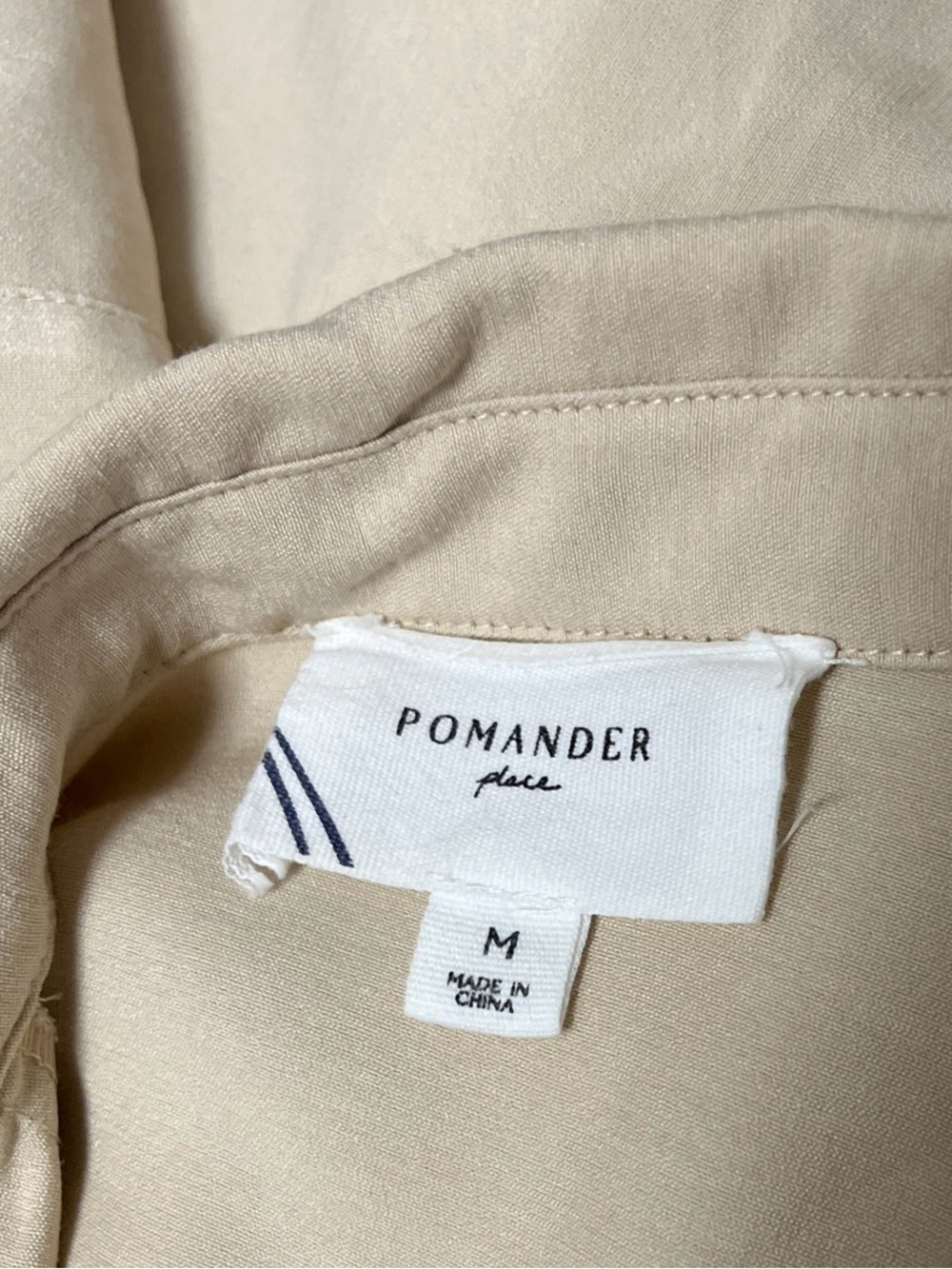 Tuckernuck Pomander Place Tan Ashlen Blouse - Picture 6 of 8